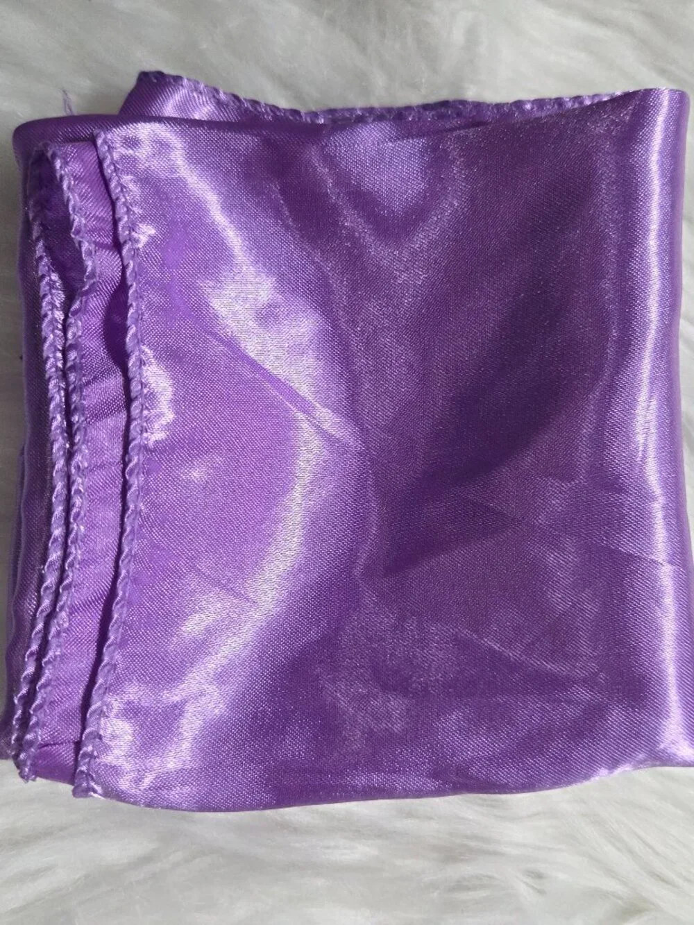 Purple Silky Scarf